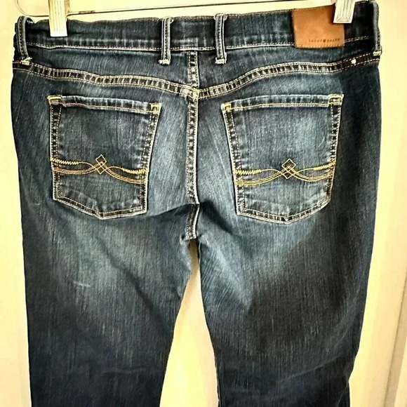 Lucky Brand Womens Sweet N Low Bootcut Ankle Jeans Sz 6 / 28 (31 x 30) Med Denim - Picture 7 of 14